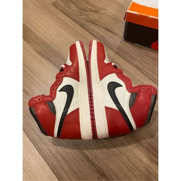 Jordan 1 Retro High OG Chicago Lost and Found GS 5Y Women size 7 FD1437-612 New - Picture 6 of 9